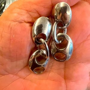 Earrings Gucci style. Silver Beautiful for all occasions.